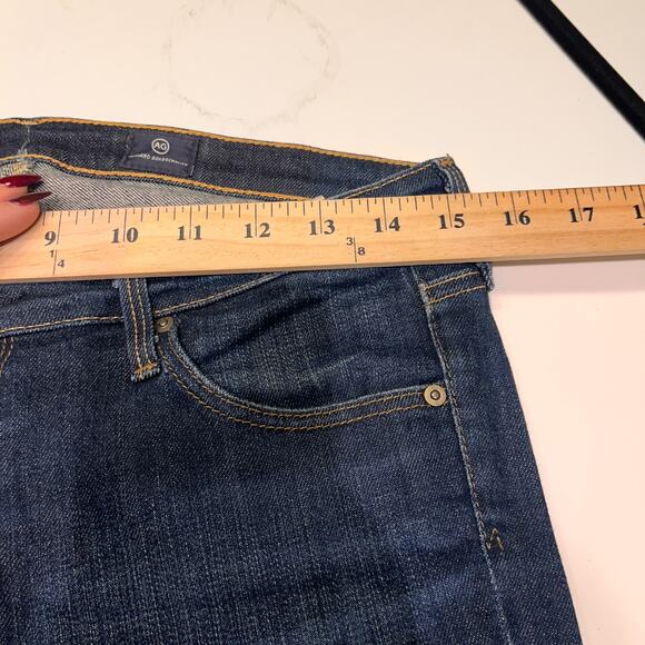 Adriano Goldschmied Dark Wash The Olivia Skinny Boot Cut Jeans Size 28R - Picture 8 of 10